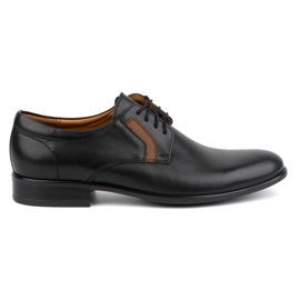 Kampol Scarpe formali da uomo in pelle 319KAM, nere, stringate nero