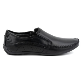 Olivier Mocassini slip-on da uomo in pelle 4206 nero