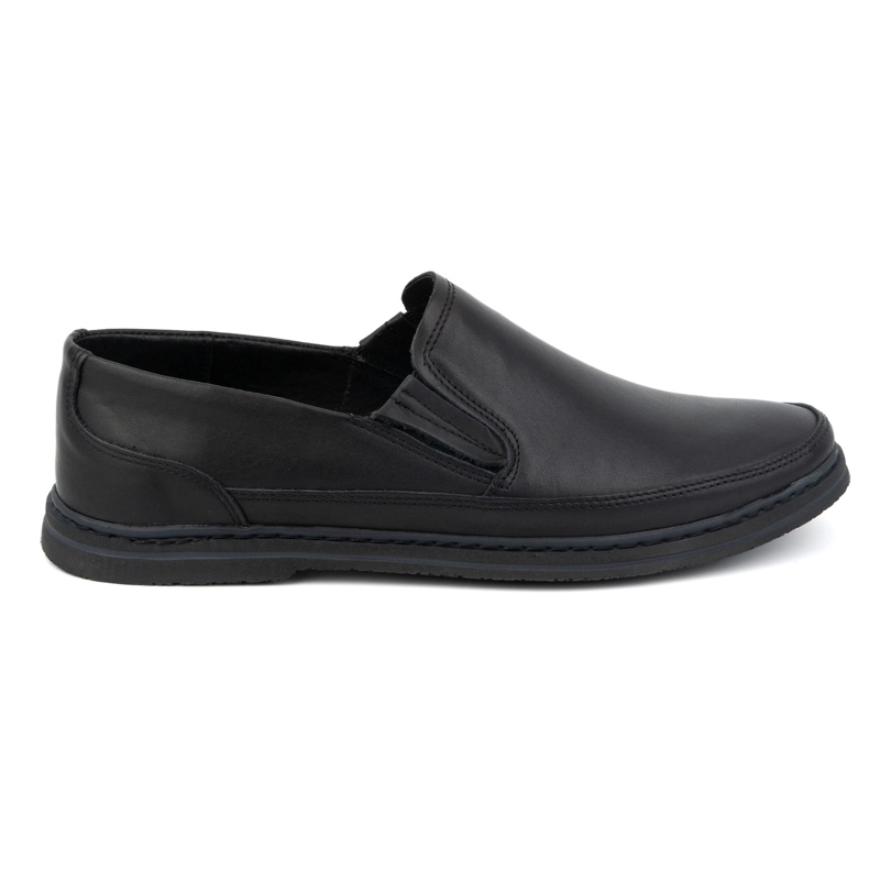 Olivier Scarpe da uomo in pelle 612 nere nero