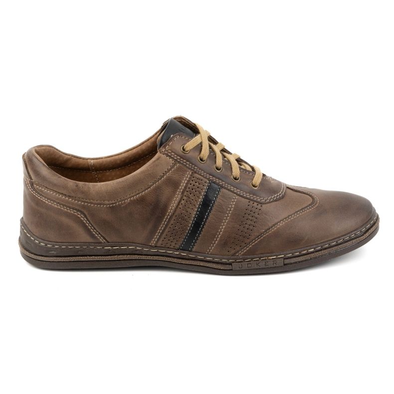 Scarpe stringate da uomo in pelle JOKER 521 marrone