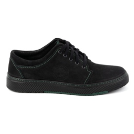 Joker Scarpe casual in pelle da uomo 894J Nero