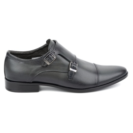 Olivier Monki 306LU scarpe formali in pelle, colore grigio