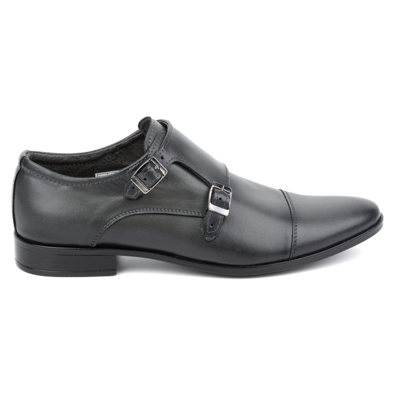 Olivier Monki 306LU scarpe formali in pelle, colore grigio