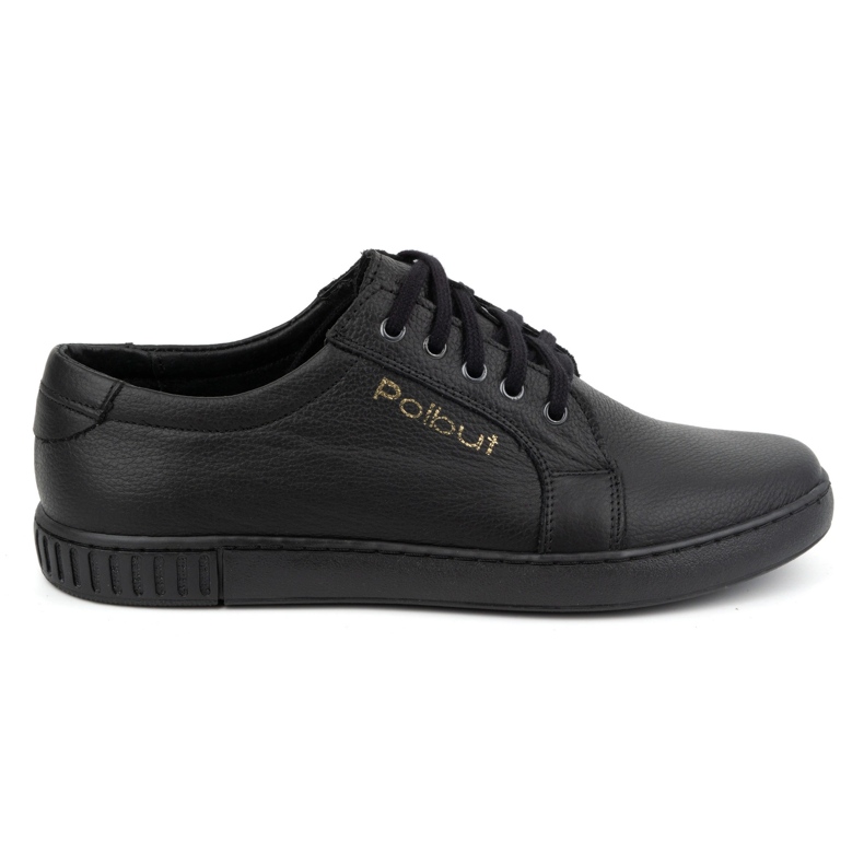 Polbut Scarpe da uomo in pelle 320/2 nere nero