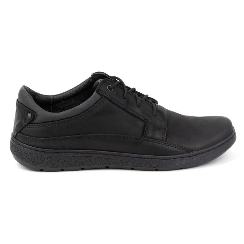 Olivier Scarpe stringate da uomo in pelle 077KZ, nere nero