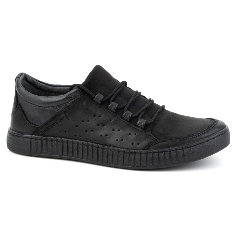 Olivier Scarpe stringate da uomo in pelle 287KZ Nero
