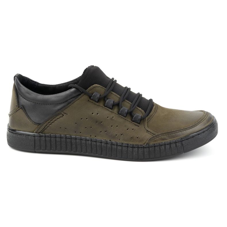 Olivier Scarpe stringate da uomo in pelle 287KZ Verde