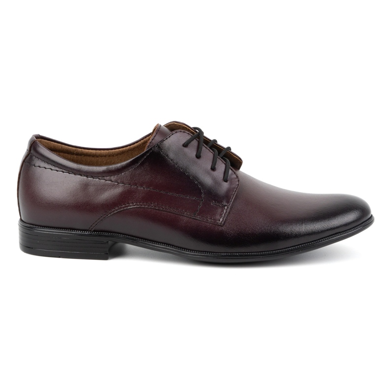 Olivier Scarpe formali da uomo in pelle 292lu bordeaux rosso