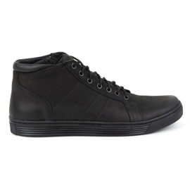 Olivier Stivaletti stringati da uomo in pelle 311KZ Nero