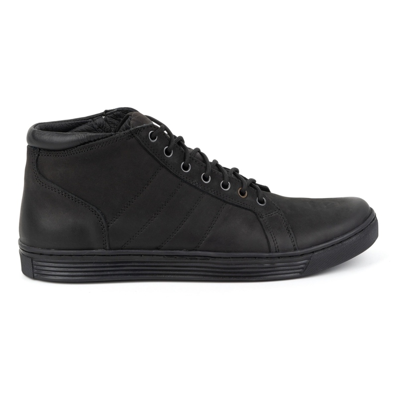 Olivier Stivaletti stringati da uomo in pelle 311KZ Nero