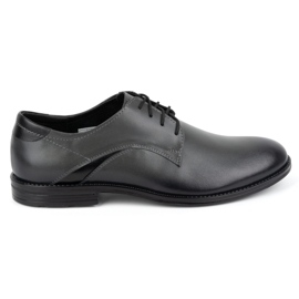Olivier Scarpe eleganti da uomo in pelle 253LU grigio