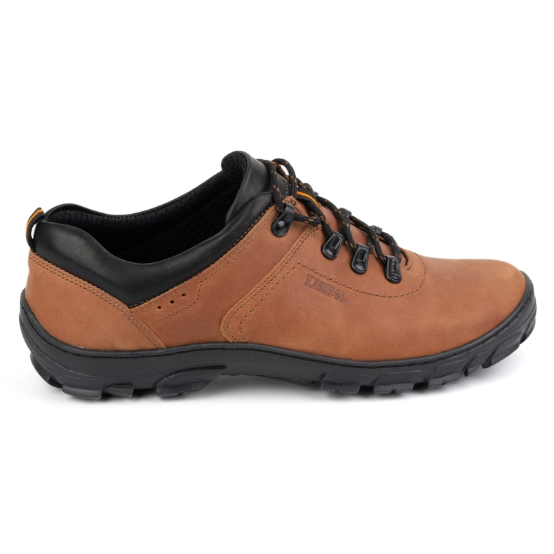 Kampol Scarpe da uomo in pelle 36/72 Cg marrone