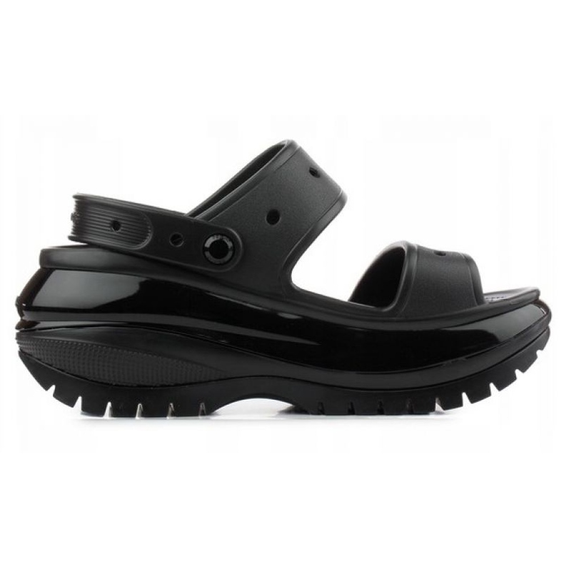 Zoccoli Crocs Classic Mega Crush 207989-001 nero