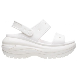 Zoccoli Crocs Classic Mega Crush 207989-100 bianco