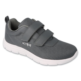 Sport giovanile befado fissata con velcro 517d024 grigio