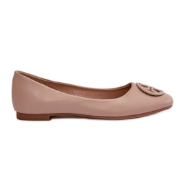 Ballerine Da Donna Con Decorazione In Ecopelle Rhodike Beige