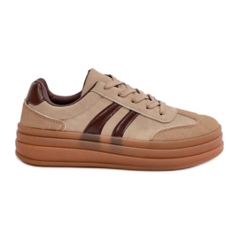 Sneakers Platform da Donna Marrone Nesonice