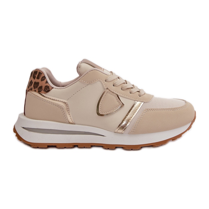 Sneakers Beige da Donna Realizzate in Eco Pelle Velaniela