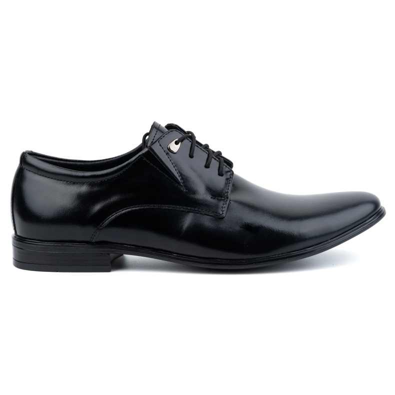 Olivier Scarpe stringate da uomo formali in pelle, eleganti 304LU, nere nero