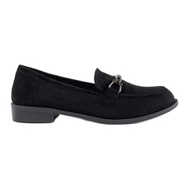 Goodin Mocassini classici in camoscio nero