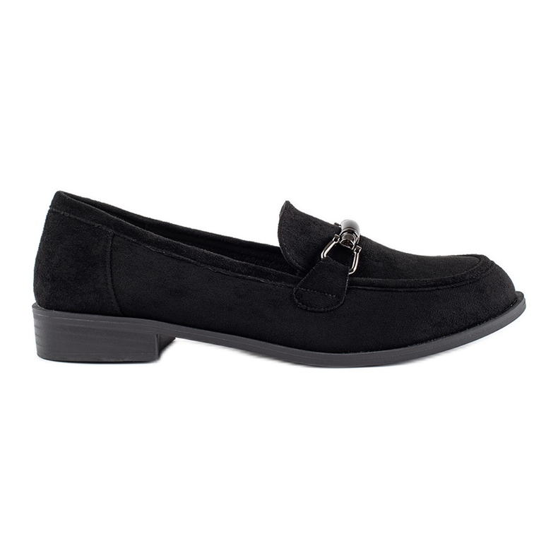 Goodin Mocassini classici in camoscio nero