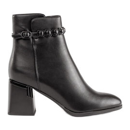 Stivaletti da donna eleganti neri nero