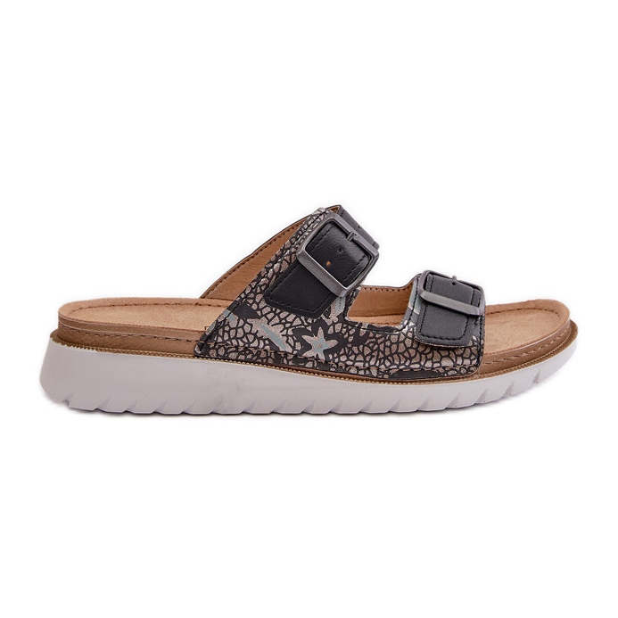 Comode Infradito da Donna con Fibbie Inblu CN000033 Blu Navy