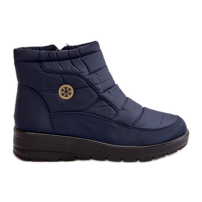 News Stivali da neve isolanti da donna, blu navy