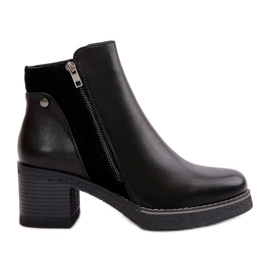 Stivaletti Da Donna Realizzati In Eco Pelle Con Tacco Alto Revianna Nero Caldo