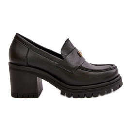 Zazoo 20168 Scarpe Eleganti da Donna con Tacco Alto, Pelle Naturale, Nero
