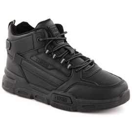 Scarpe sportive alte isolanti da uomo, nere Big Star OO174587 nero
