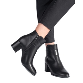 Stivaletti neri classici ed eleganti di Sergio Leone nero