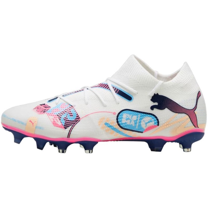 Scarpe da calcio Puma Future 7 Match Vol. Up FG/AG M 108074 01 bianca