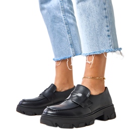 Scarpe Kirna in ecopelle nera nero