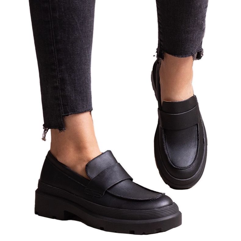 Scarpe nere realizzate in ecopelle Seraphin nero