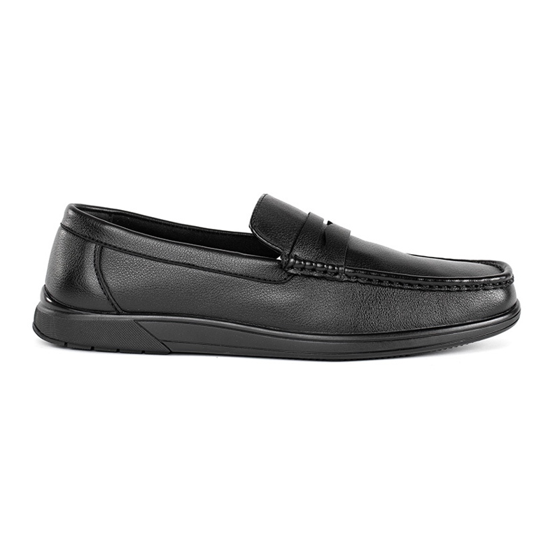 Mocassini slip-on da uomo neri nero