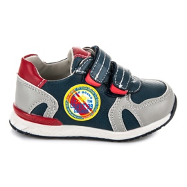 American Club Scarpe da ginnastica con velcro blu