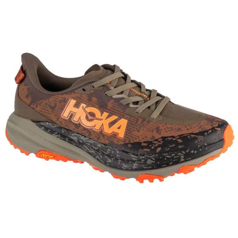 Scarpe Hoka Speedgoat 6 larghe 1147830-AQL marrone