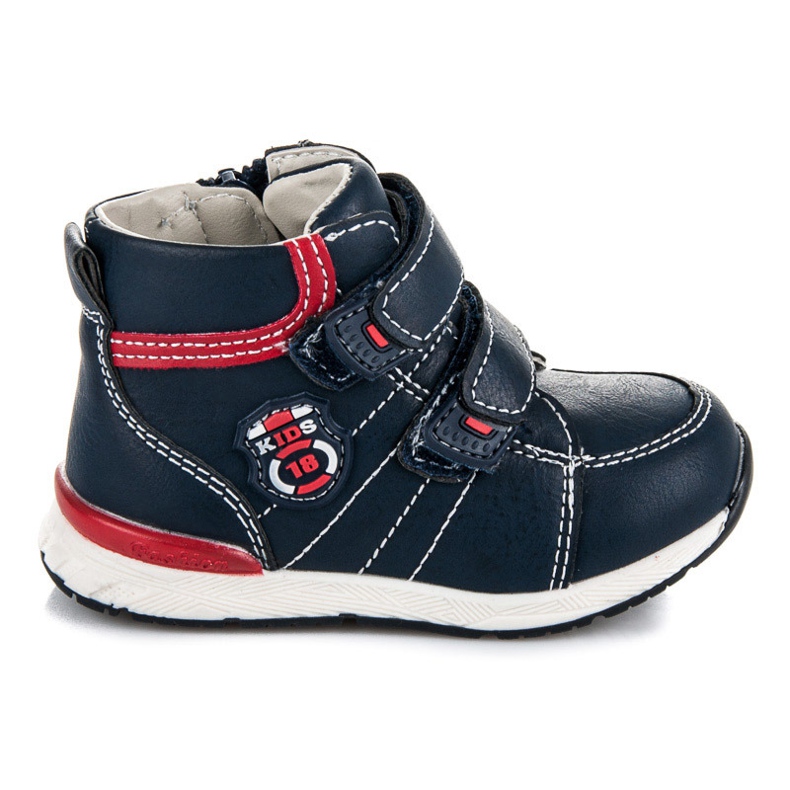 American Club Stivaletti in velcro per un ragazzo blu