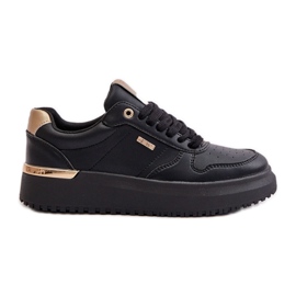 Sneakers da donna sulla piattaforma Big Star OO274758 Sistema HI-POLY Nero