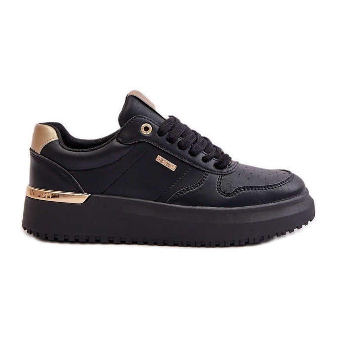 Sneakers da donna sulla piattaforma Big Star OO274758 Sistema HI-POLY Nero