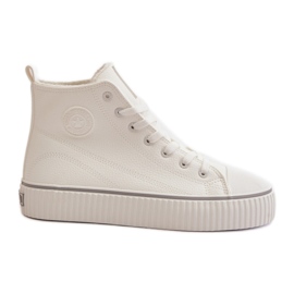 Scarpe da ginnastica isolanti in ecopelle da donna Big Star OO274788 Bianco bianca