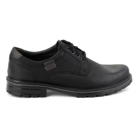 KOMODO Stivali da uomo in pelle 897K neri nero