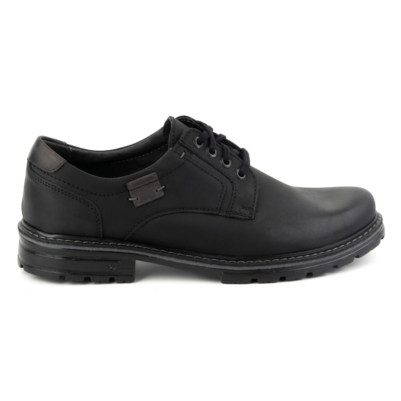 KOMODO Stivali da uomo in pelle 897K neri nero