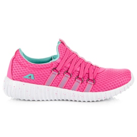 American Club Scarpe sportive in tessuto rosa