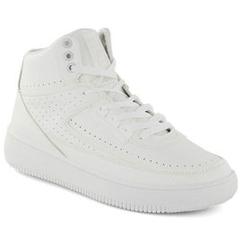 Scarpe sportive isolanti da uomo alte fino alla caviglia, bianche Big Star OO174553 bianco