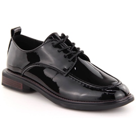 Scarpe da donna in vernice nera Filippo DP6307/24 nero