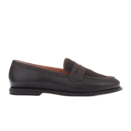 Marco Shoes Mocassini Lorenzo in cavallino nero