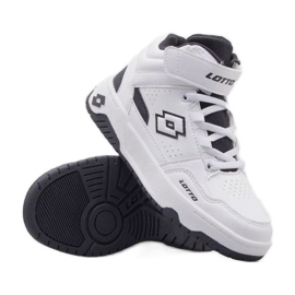 Scarpe da bambino Lotto Pivoot Mid K 2600210K-1011 bianca