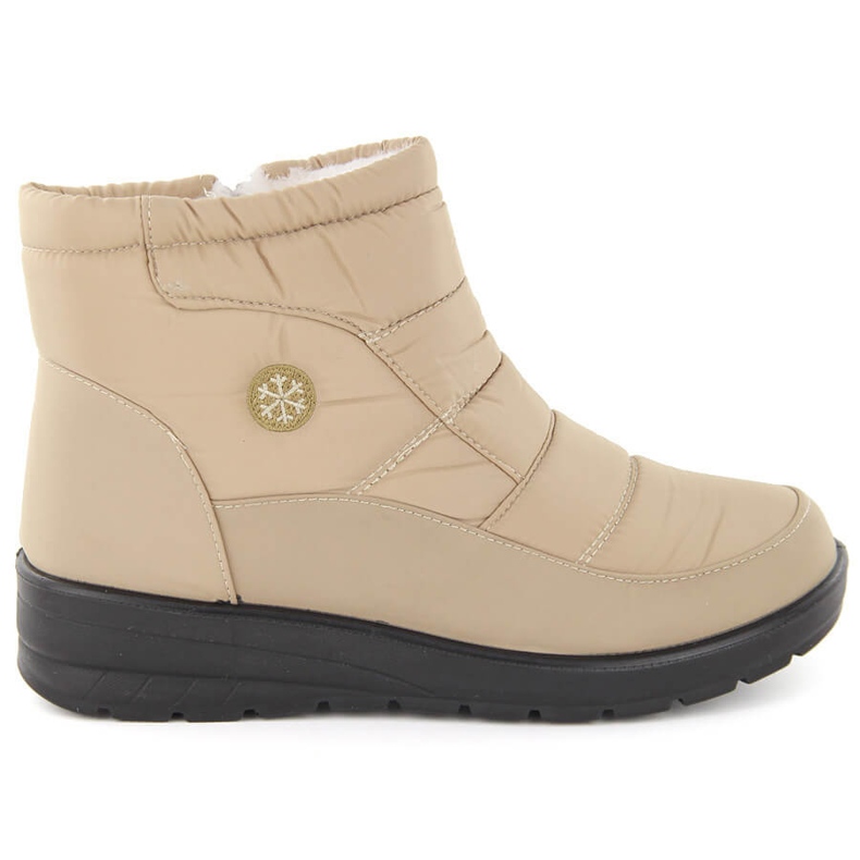 News Doposci da donna con zeppa, beige Novità 5029
